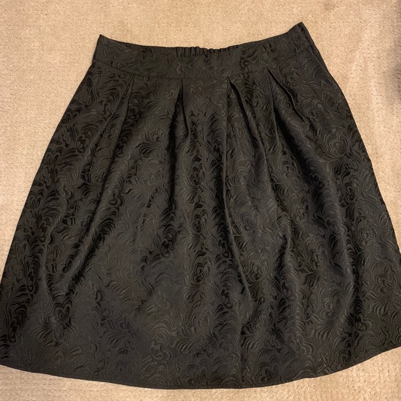 Allegra skirt black damask size XL NWT - Picture 1 of 4